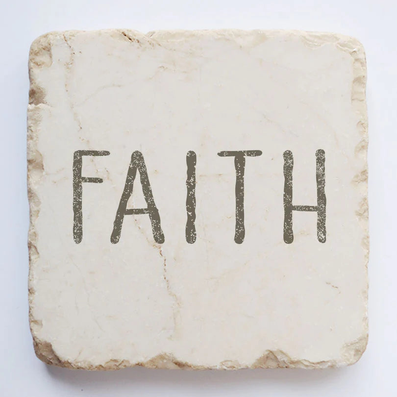 Picture Scripture Stone 2x2x1"Christian Quotes Multiple Styles 