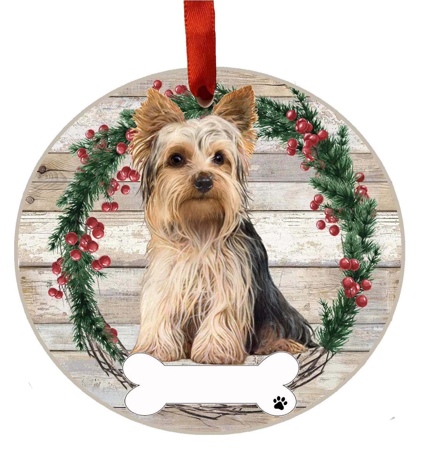 Christmas Ornament Yorkie Dog 550-46fb 