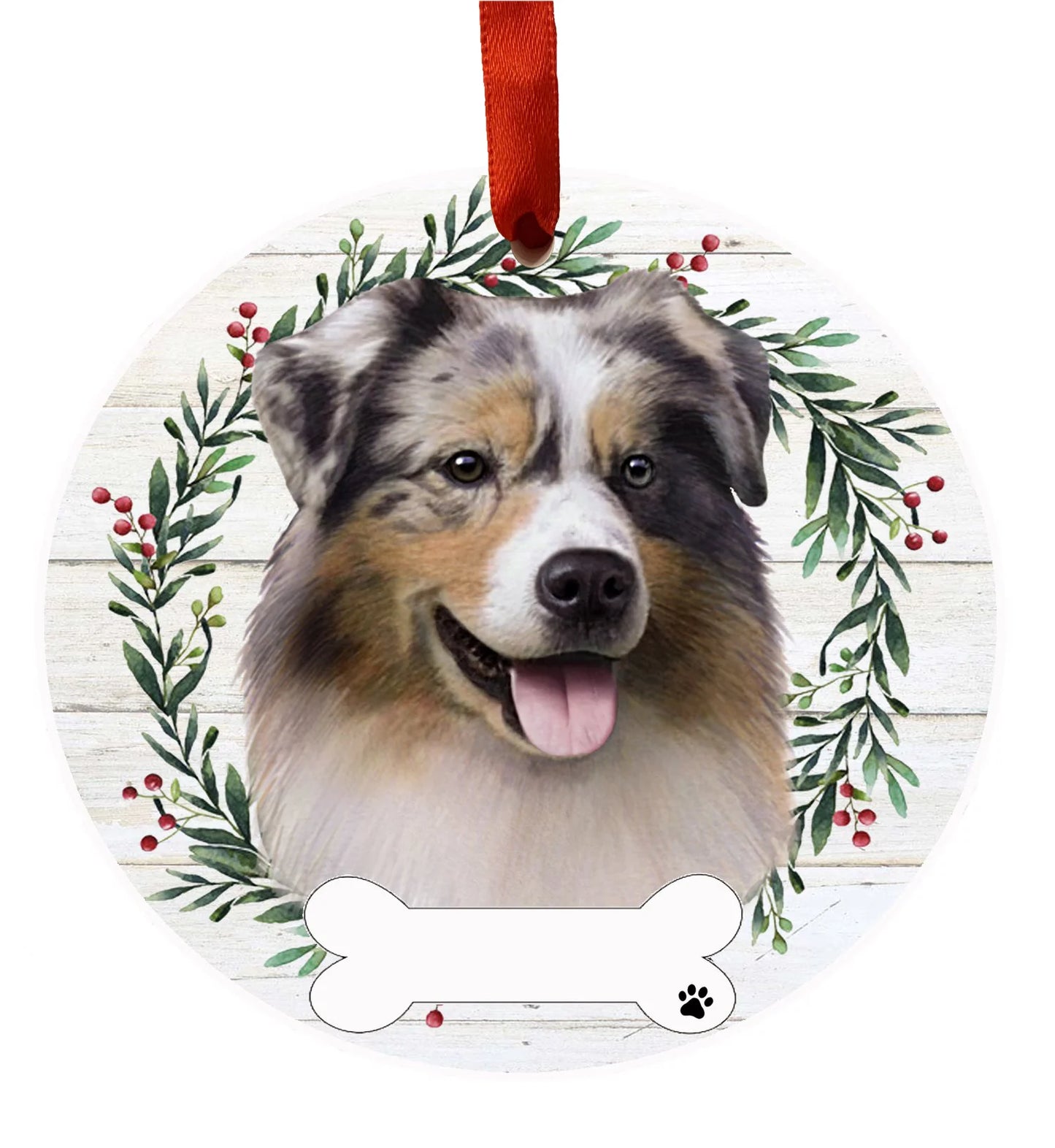 Christmas Ornament Australian Shepherd Dog 550-53 