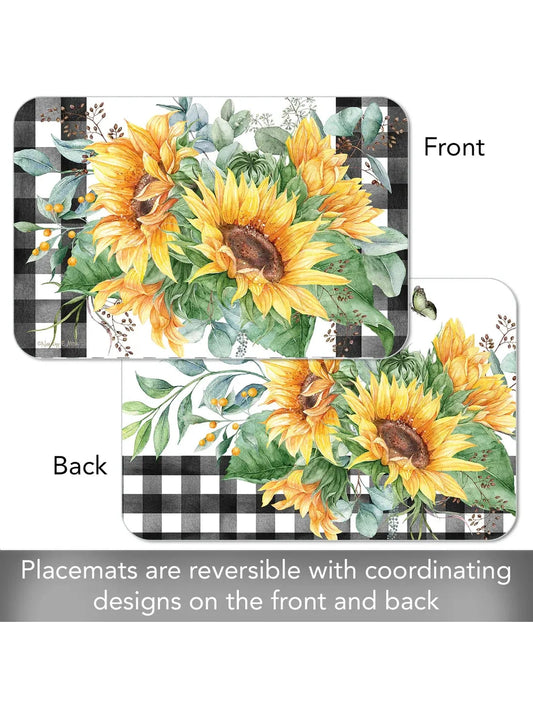 Reversible Placemat 11x17" Sunflower Fields 174-00055