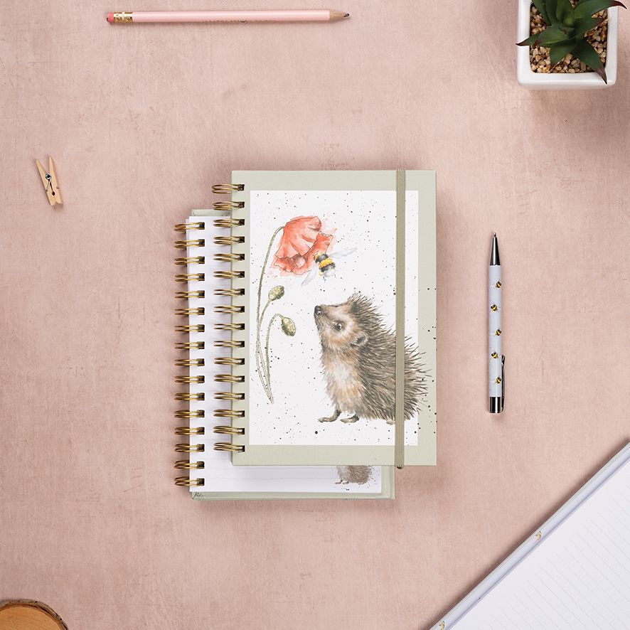 Spiral Notebook (Small) - HB018 - Hedgehog 