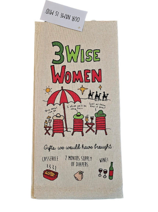 3 Wise Women-Christmas T Towel 