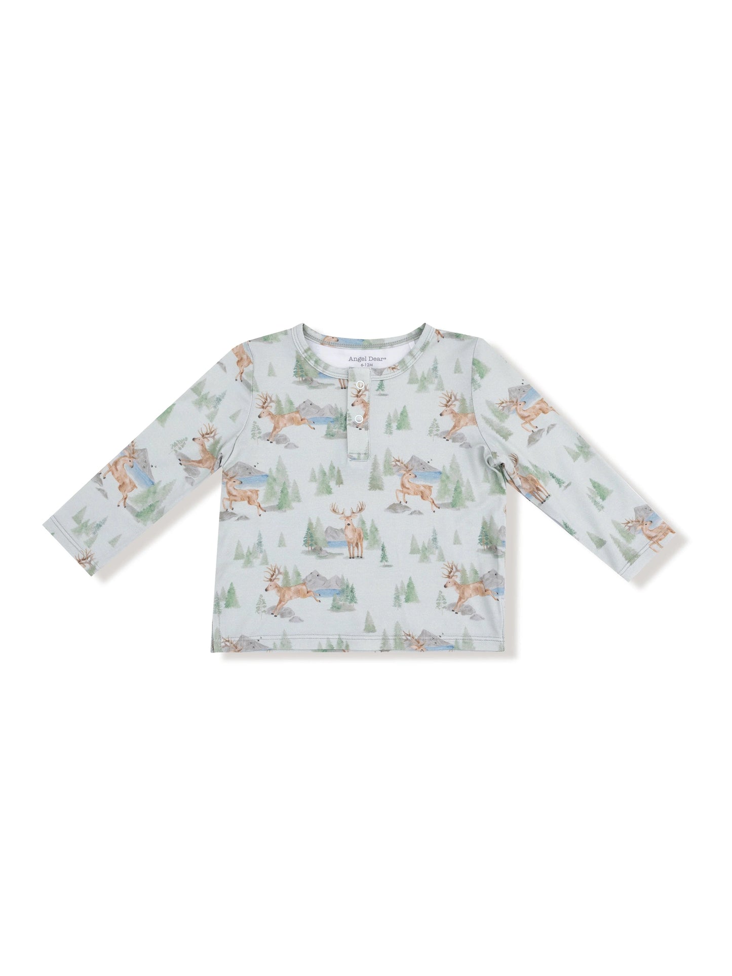 Shirt Long Sleeve Henley Buck Deer 604-F25-Bud