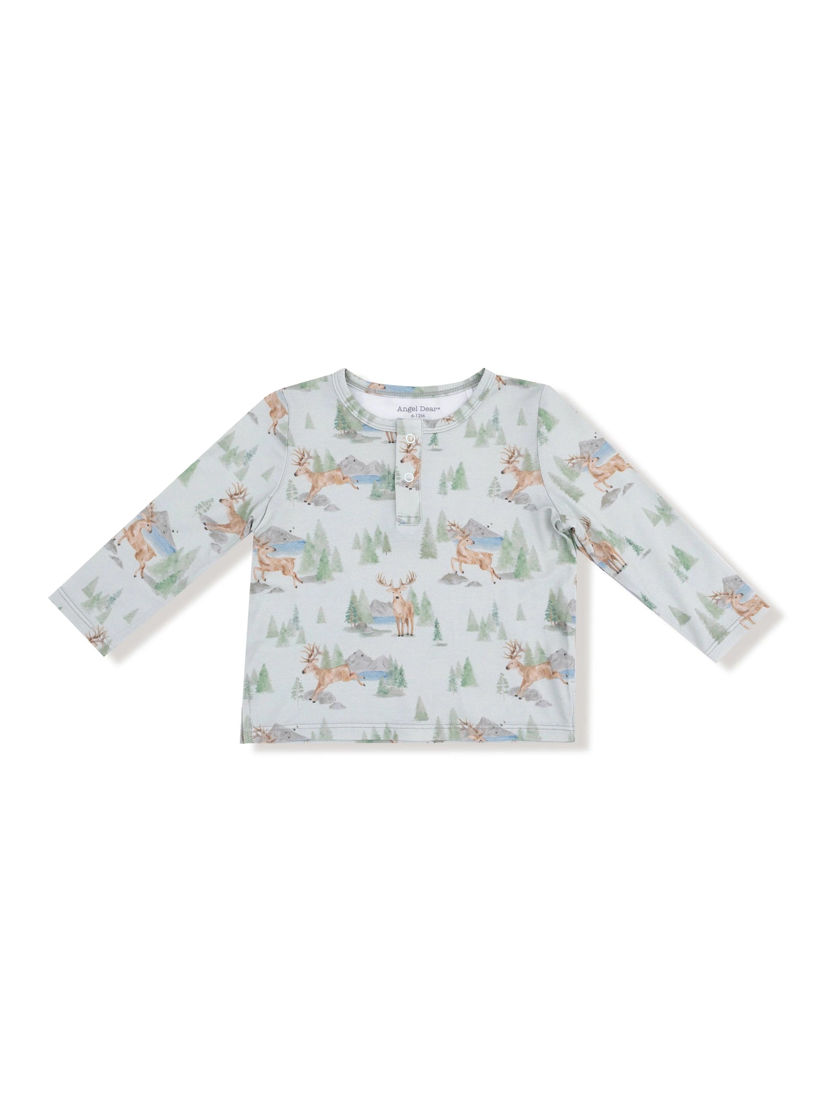 Shirt Long Sleeve Henley Buck Deer 604-F25-Bud
