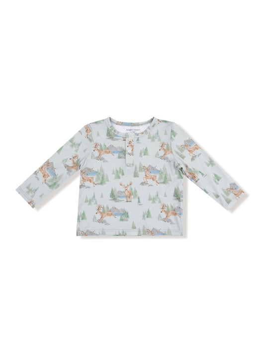 Shirt Long Sleeve Henley Buck Deer 604-F25-Bud