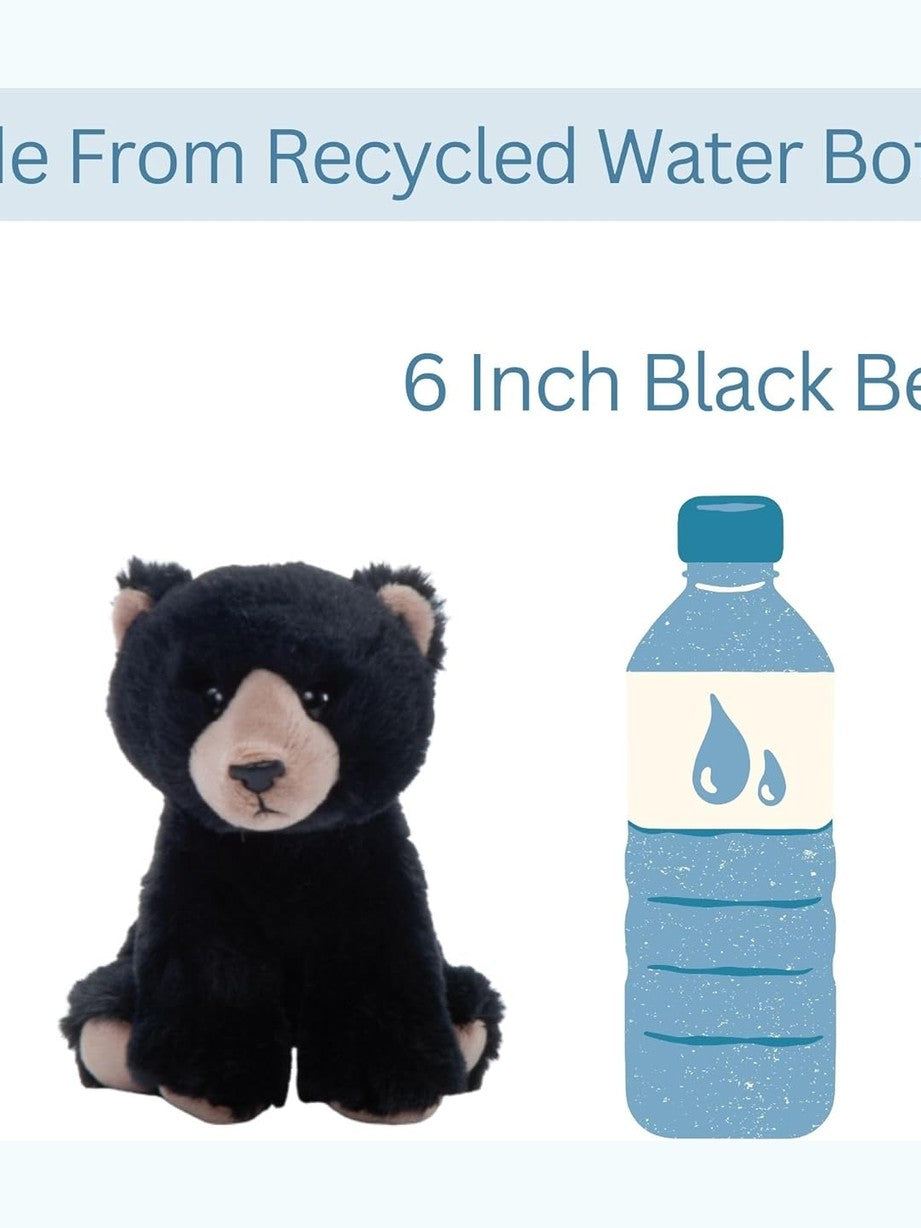 Zoologee-Wild Onez Black Bear 6" 421026