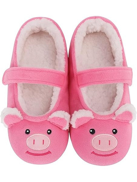Slippers Baby Patch Pal Pink Pig  bmjfa-pig