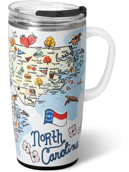 Mug Travel North Carolina 22oz S113-M22-NC