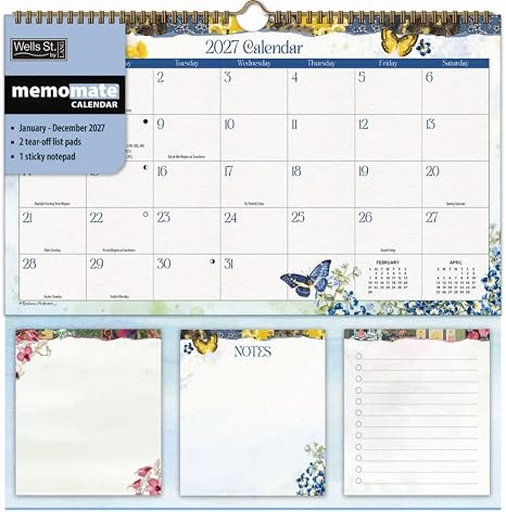 Calendar Memomate Botanical Gardens 2027&nbsp; 00000