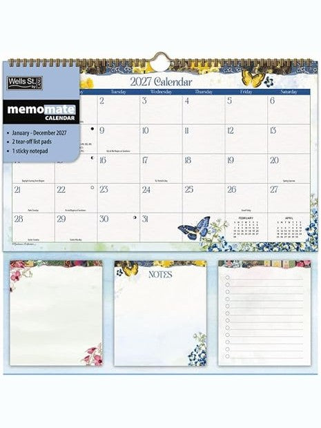 Calendar Memomate Botanical Gardens 2027&nbsp; 00000
