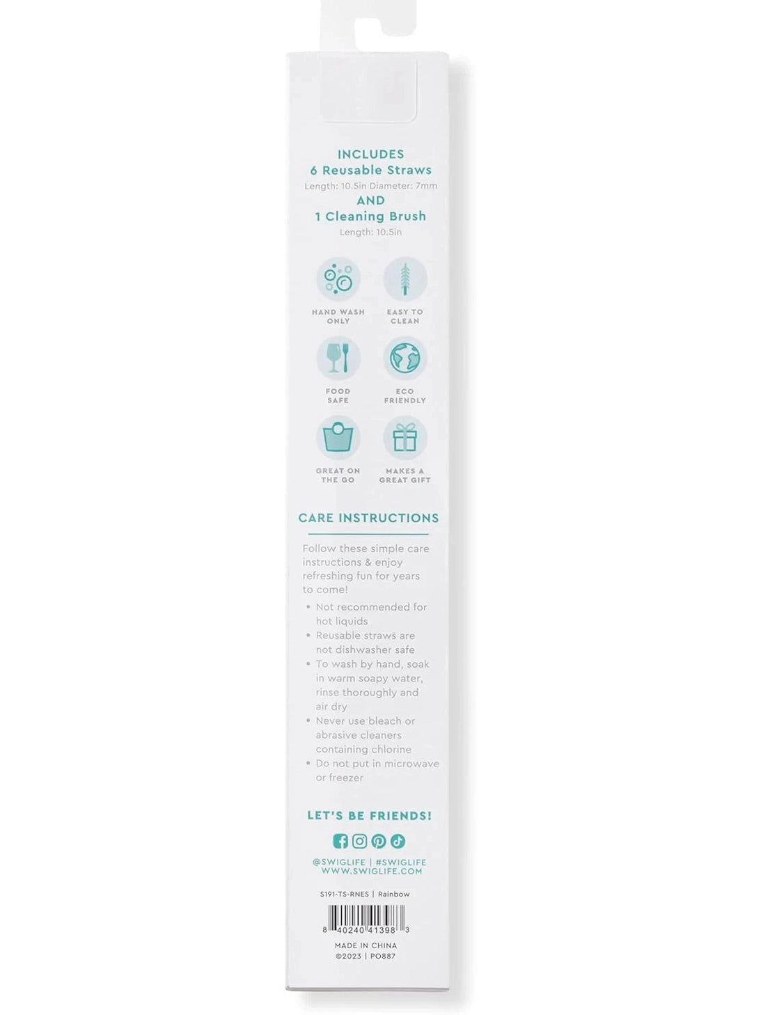 Reusable Straw Red, White, Blue Glitter S191ts-rdgl