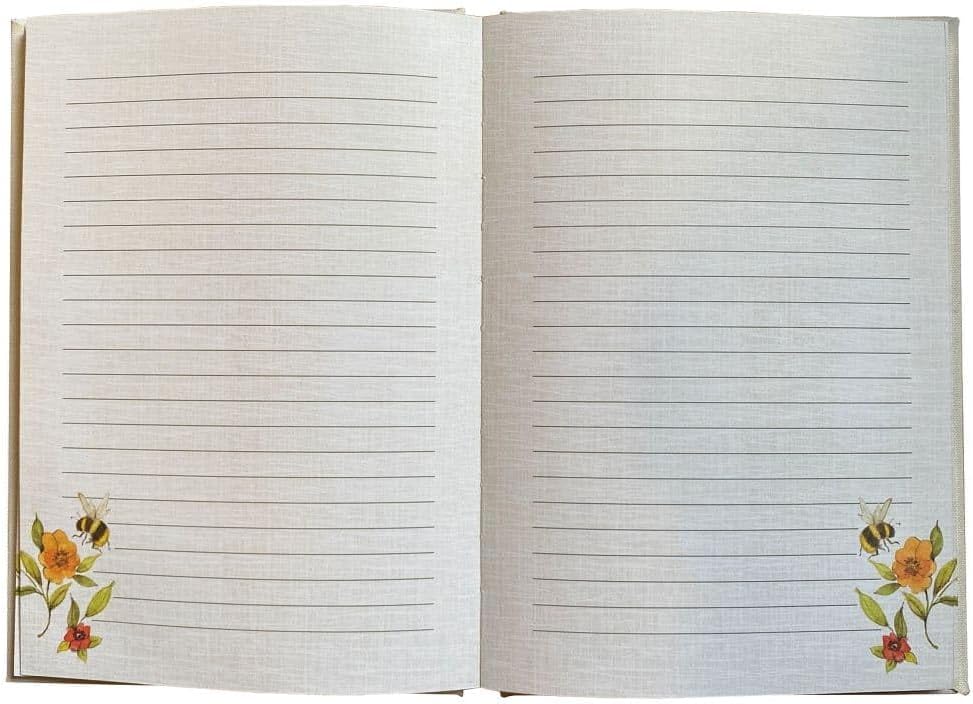 Journal Spring Bees Luxe 192Pg Hard Cloth Cover&nbsp; 1341006