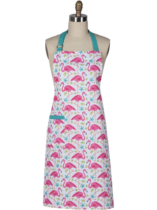 Apron Adult Flamingo White/Pink&nbsp; Women's R4531