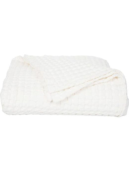 Throw Ivory Bamboo Waffle Blanket&nbsp; 50x70" A82890W.5070