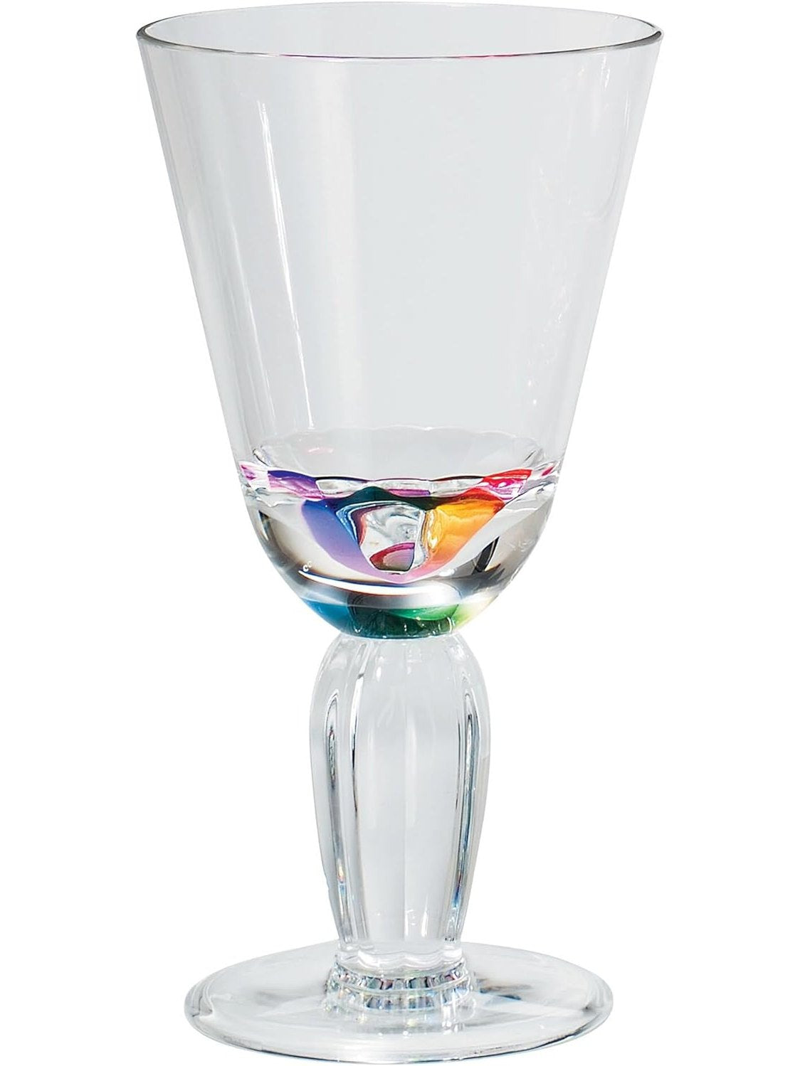 Acrylic Wine Glass Rainbow Diamond 12oz 24040 