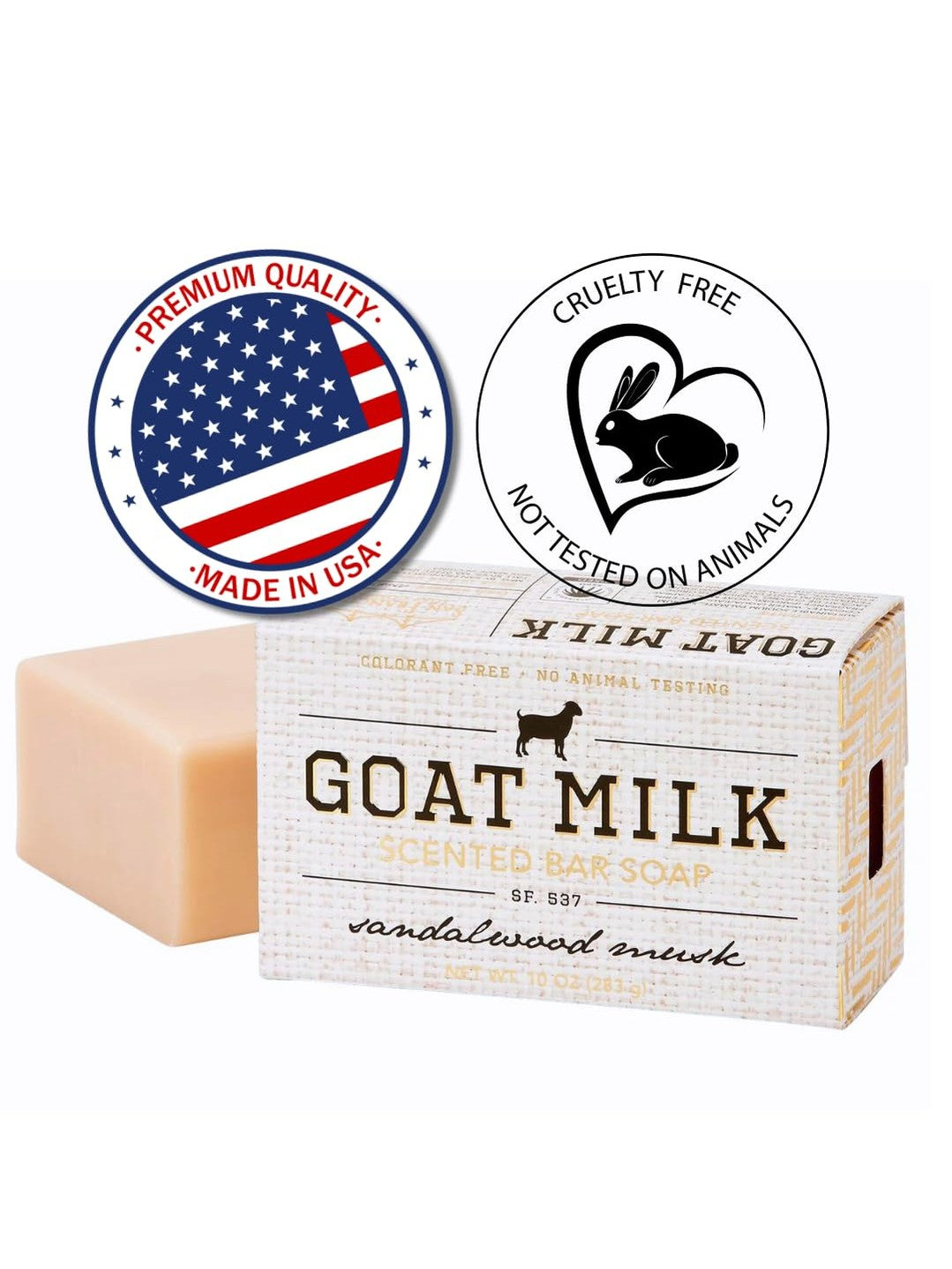 Soap Sandal Wood Musk Goats Milk 10oz Gsm4760