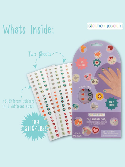 Finger Nail Animal Stickers Children's Stickers Sj-3108-46 