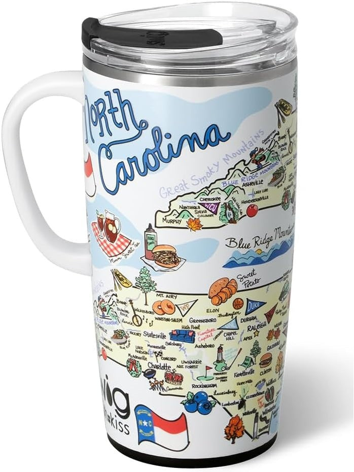Mug Travel North Carolina 22oz S113-M22-NC