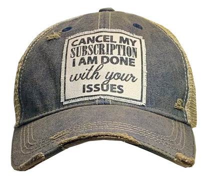 Baseball Hat Denim Blue Cancel My Description Mbw625
