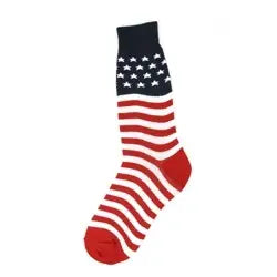 Men's Socks - Novelty, crew sock, fun - American Flag 
