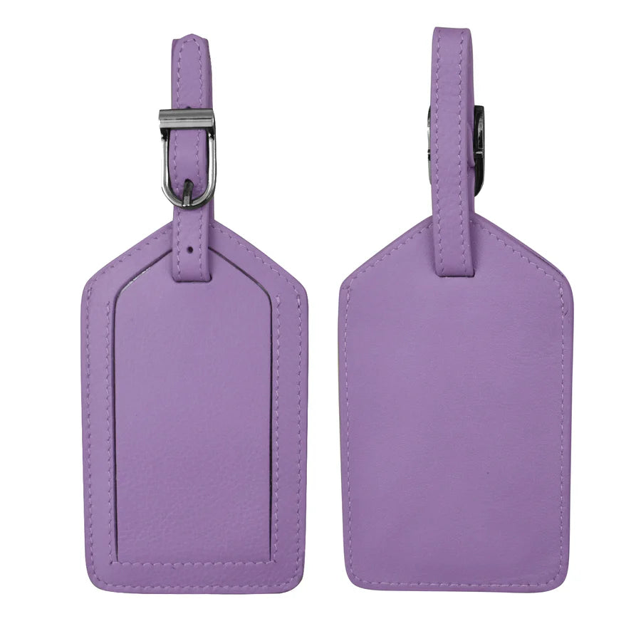 Luggage Tag - Amethyst Leather 6422 