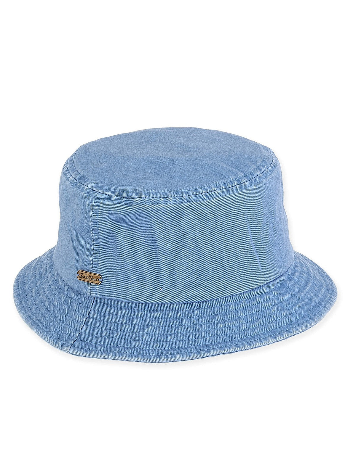 Hat - Blue-Washed Cotton Bucket-Women's-HH2079C 