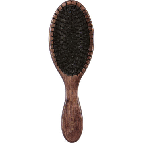 Brush Hair Oval Dark Wood Men's 66114 