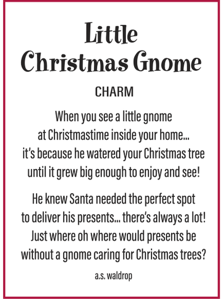 Charm Christmas Gnome 3 Styles Ex25643