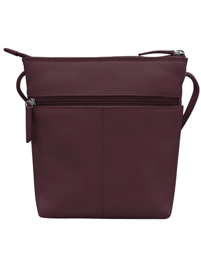 Crossbody Midi Sac Egg Plant Leather 6661  Bag 