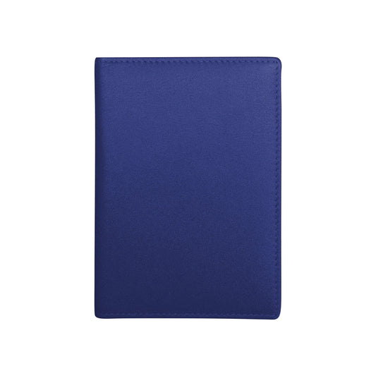 Cobalt Blue-Rfid Leather Passport Wallet 