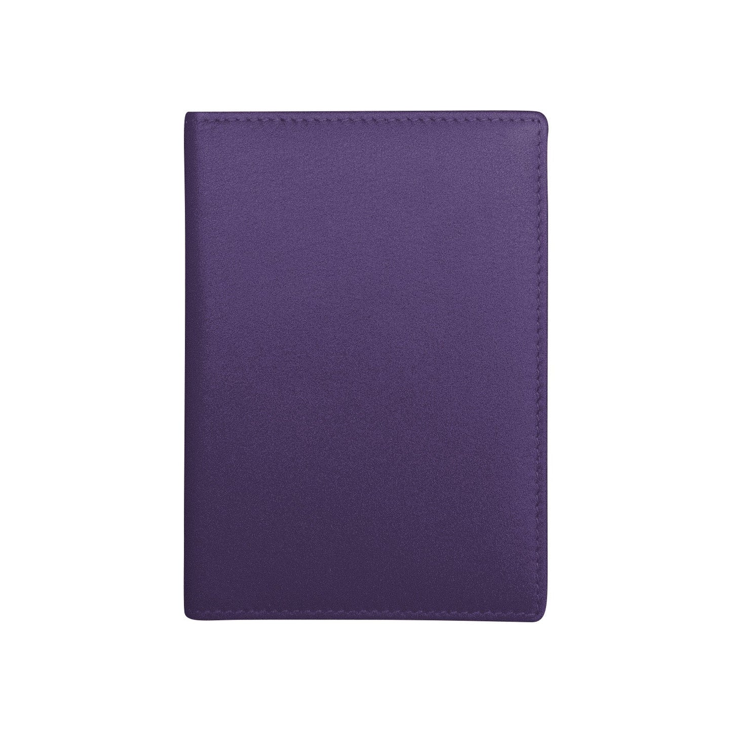 Purple-Rfid Leather Passport Wallet 