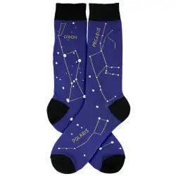 Men's Socks - Novelty, crew sock, fun -Orion 