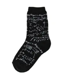 Kid's or Youth Sock - Einstein - Math - 6788 