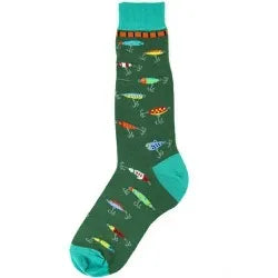 Men's Sock - fish Lures Socks men novelty 6814 