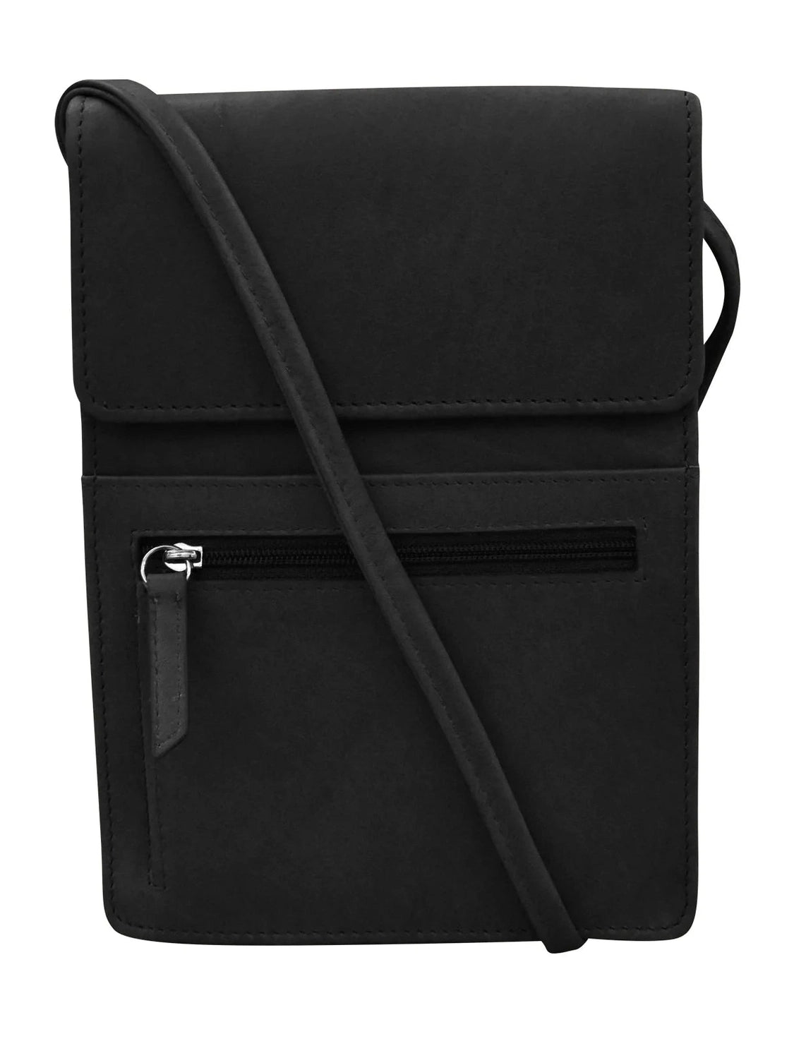 Purse Large Organizer On A String Black 6824  Bag 