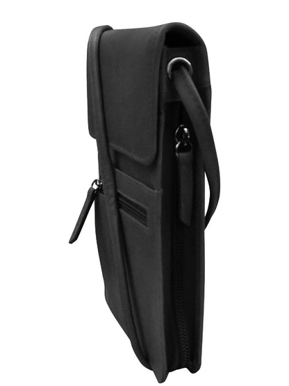 Purse Large Organizer On A String Black 6824  Bag 