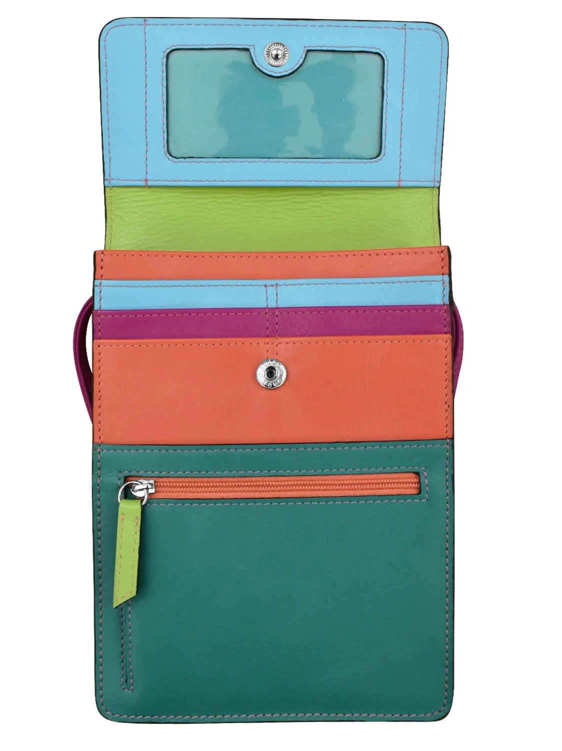 Purse Large Organizer On A String Paradise Multi 6824  Bag 
