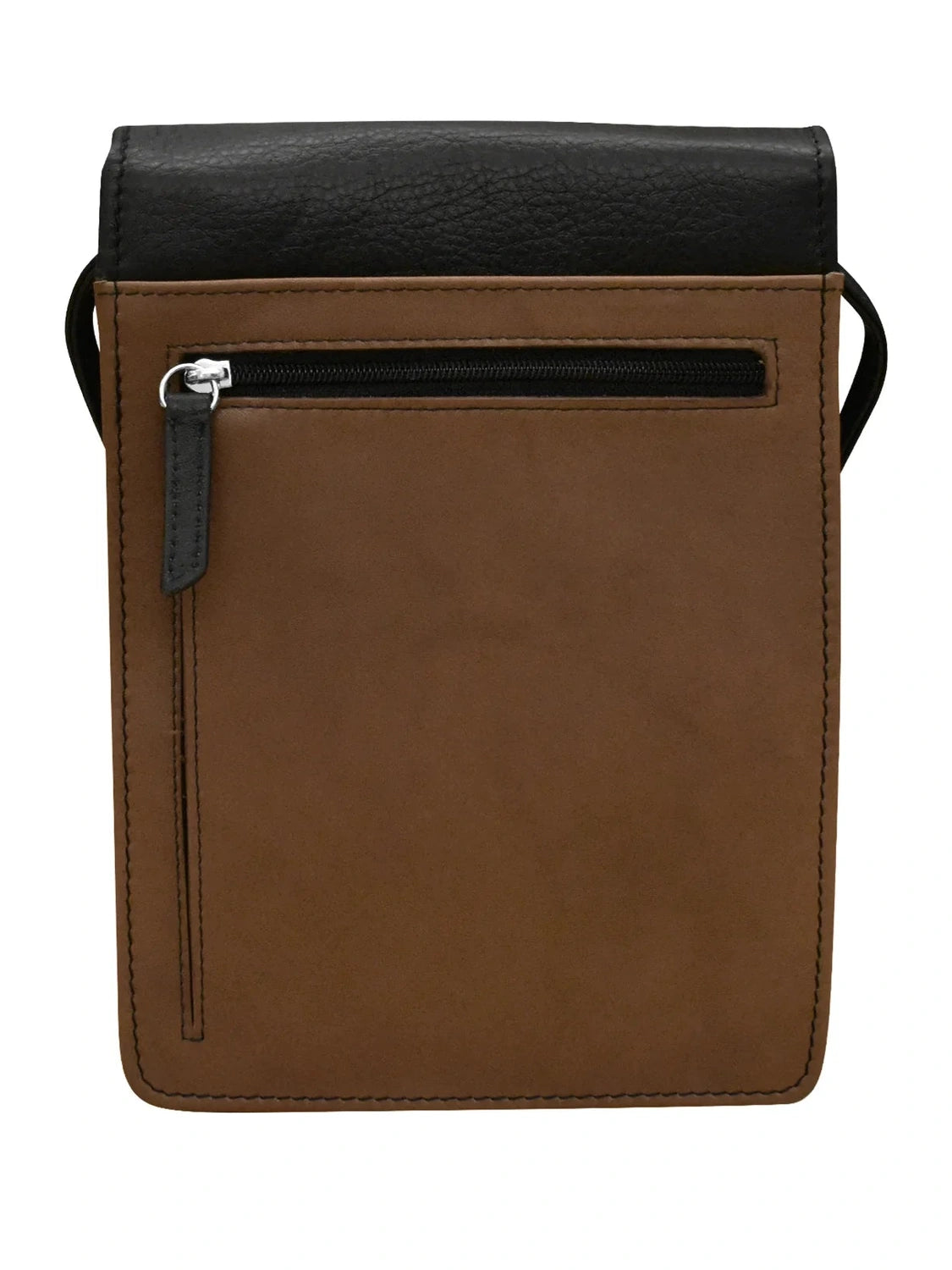 Purse Large Organizer On A String Toffee/Black 6824  Bag 