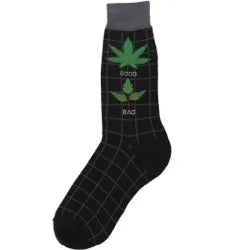 Men's Sock - Good Bad Weed Sock - 6830M 