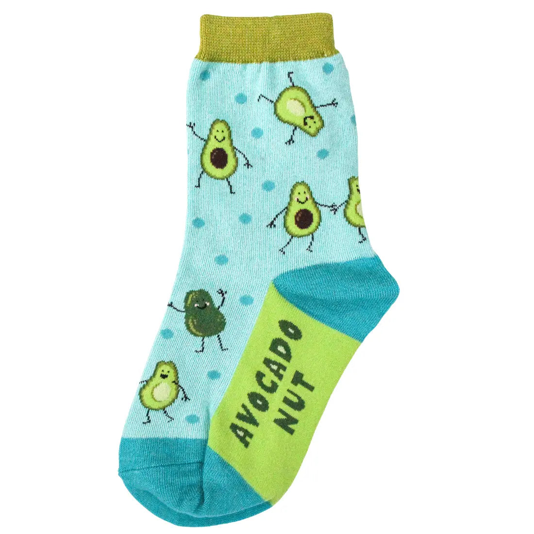 Kid's Socks Two Sizes available     Avocado nut  6879 