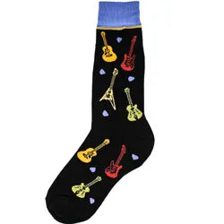 Men's Sock - All Over Guitars Sock - 6880M 