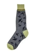 Men's Socks -Vintage Airplanes  - 6885M 