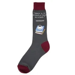 Mens Socks - Loyal Friend Book - 6898M 