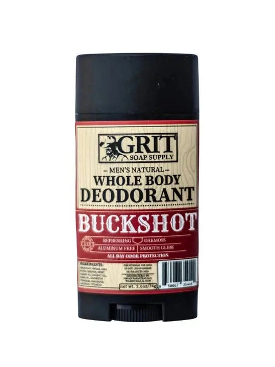 Deodorant Grit Soap Supply Buckshot Natural Stick&nbsp; Deo-Buck