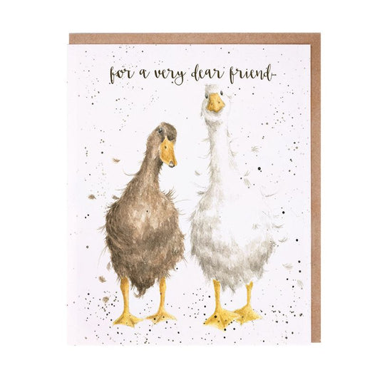Card - AOC061 - For a Very Dear Friend with love - ducks 