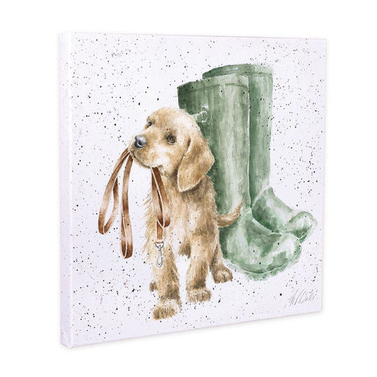 Wrendale Canvas Art CS141 Dog Boots 