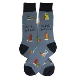 Men's Sock - Shut the Front Door -7000M 