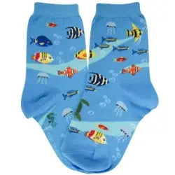 Kid's Socks both sizes  Fishes - 7023 