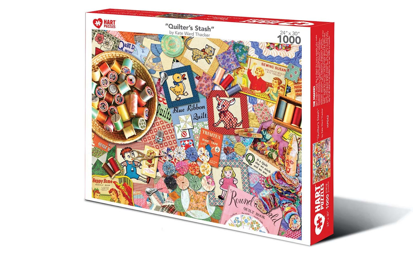Puzzle Quilter's Stash 1000Pc 24 x 30" Hp042