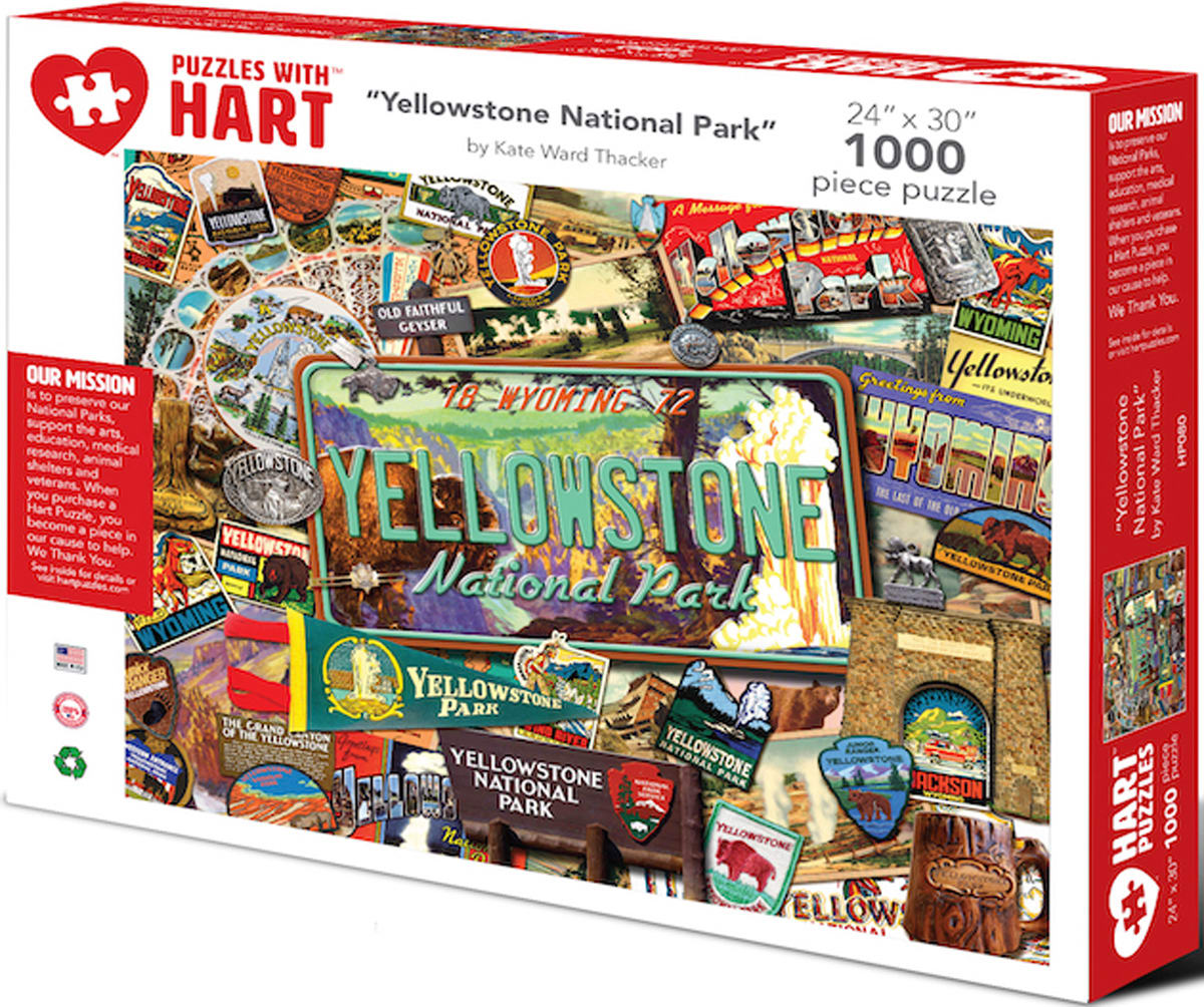 Puzzle Yellowstone National Park1000Pc 24 x 30" Hp080